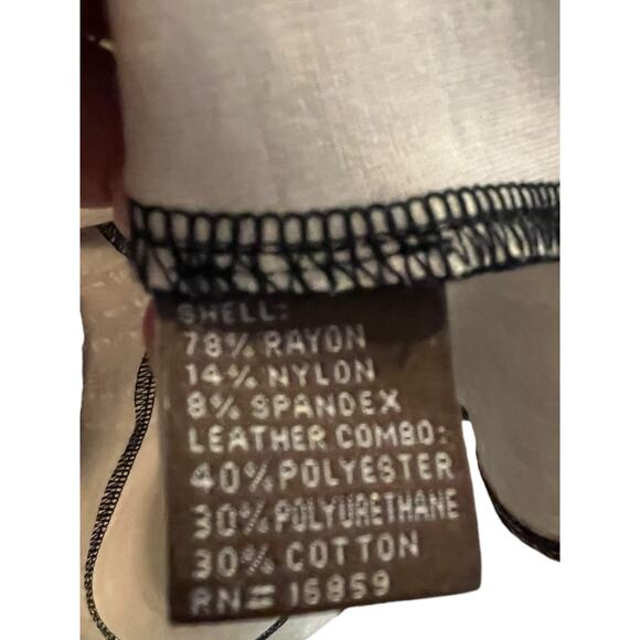 J.McLaughlin Women's Sleeveless Plaid Tweed Pattern Dress w/ Leather Accents (S) - Picture 4 of 5